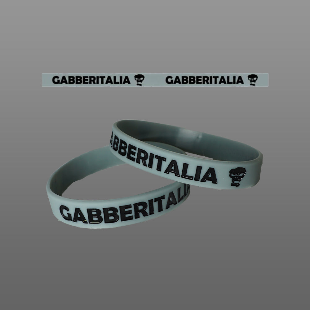 Braccialetto Gabberitalia (Grigio)