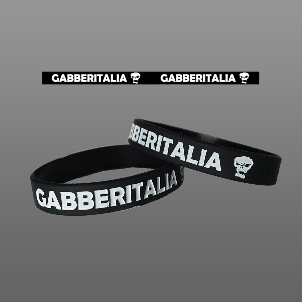 Braccialetto Gabberitalia (Nero)