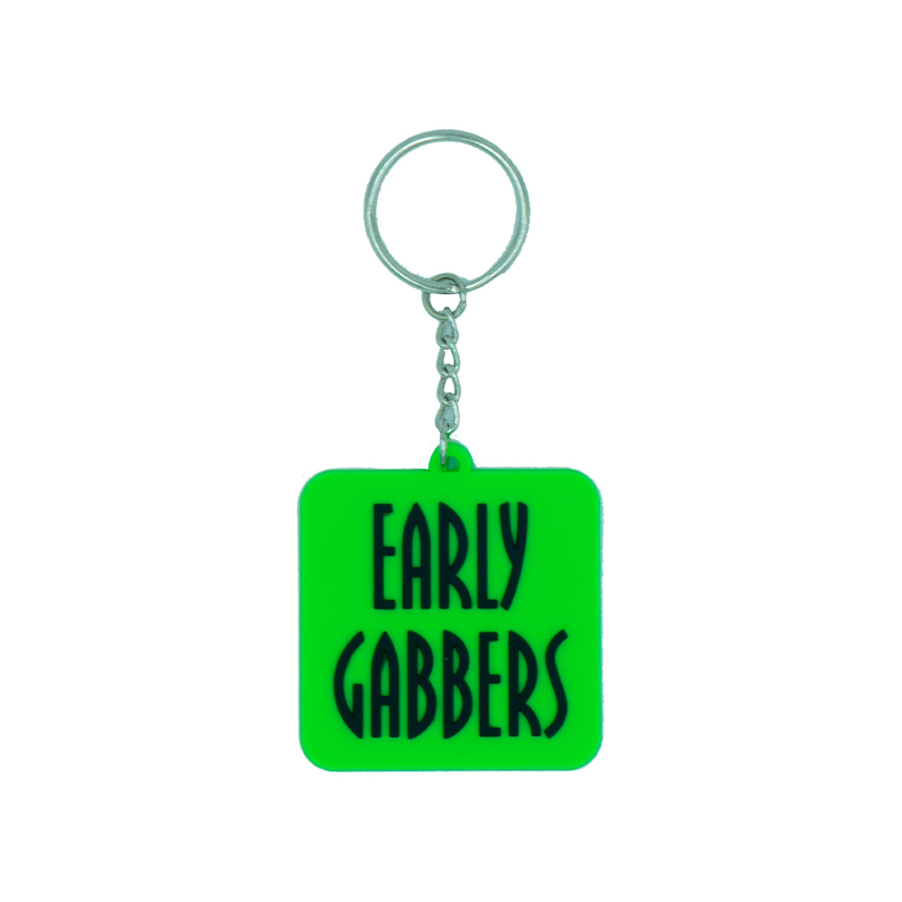 Early Gabbers Keychain (Fluorescent Green)