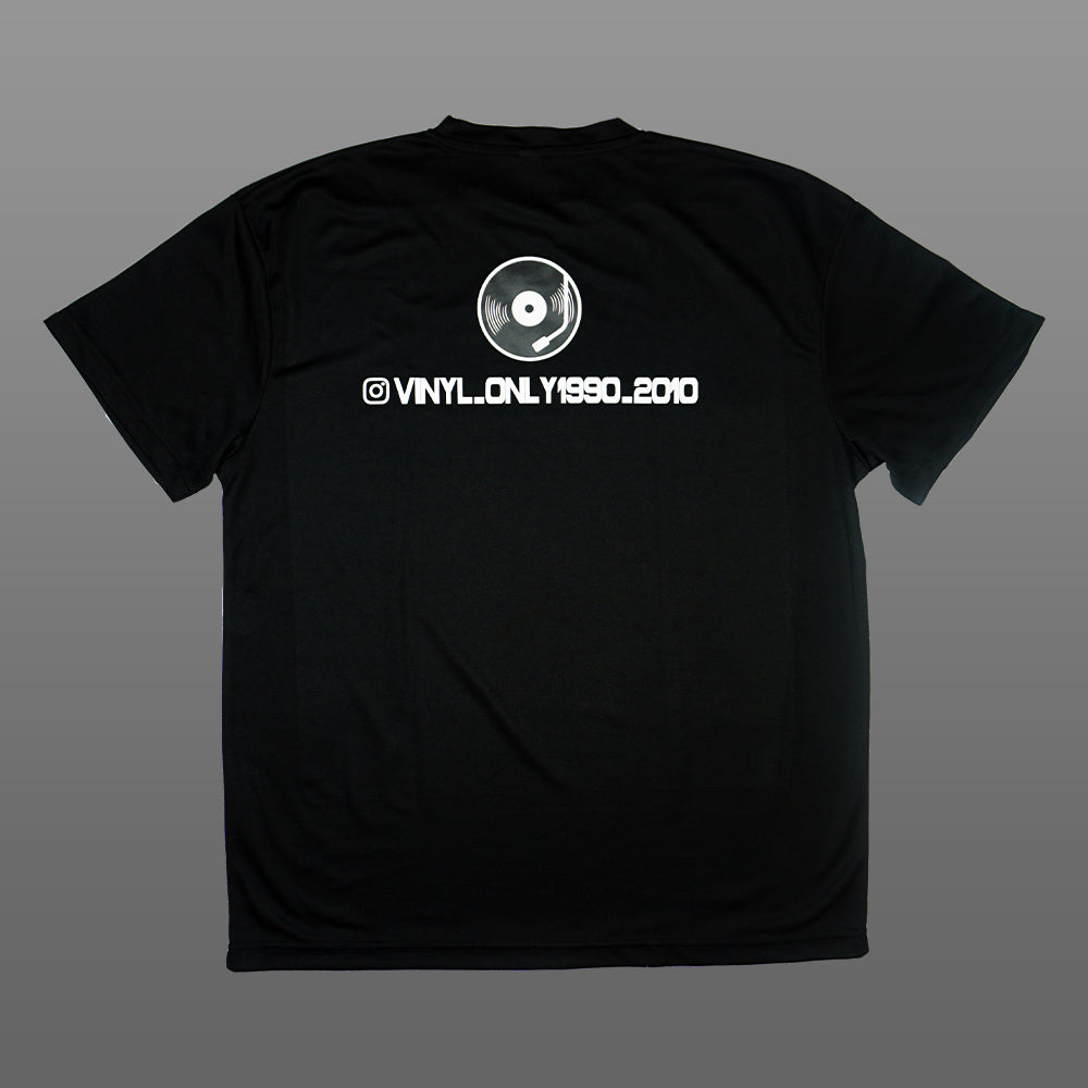 T-Shirt Vinyl Only 1990-2010 | Tessuto Tecnico (Nera)