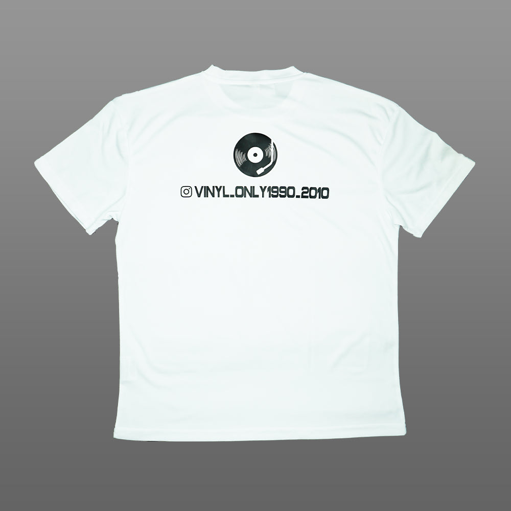 T-Shirt Vinyl Only 1990-2010 | Tessuto Tecnico (Bianca)