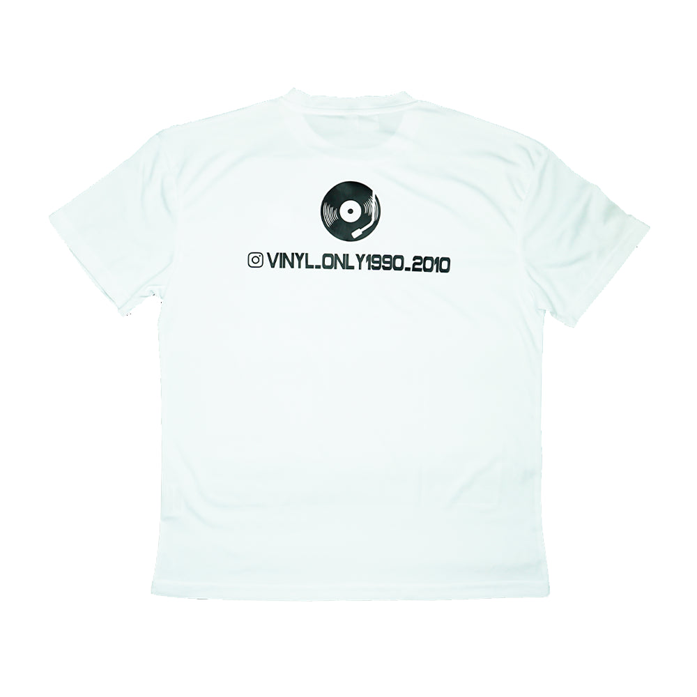 T-Shirt Vinyl Only 1990-2010 | Tessuto Tecnico (Bianca)