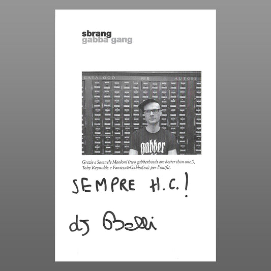 "Sbrang Gabba Gang: Gabber Reconstruction of the Universe" by Riccardo Balli