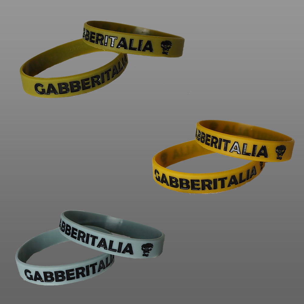 Gabberitalia Wristbands 3x
