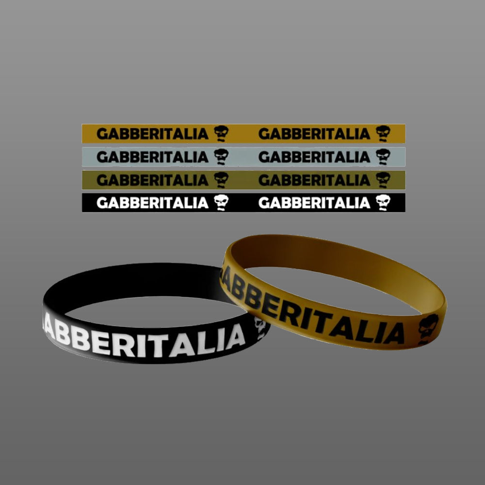 Gabberitalia Wristbands 4x