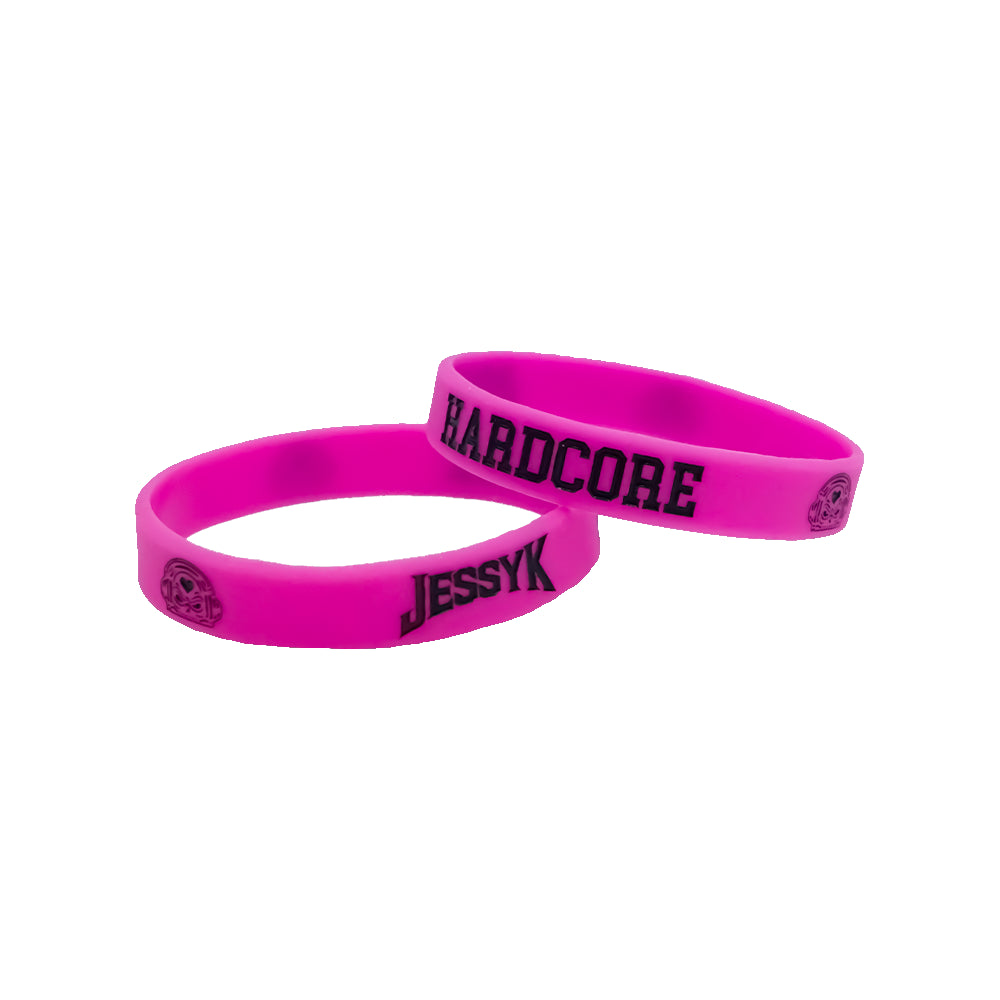Braccialetto Jessy K 2x (Fucsia & Bianco)