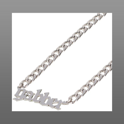 Collana 100% Hardcore “Gabber” Silver