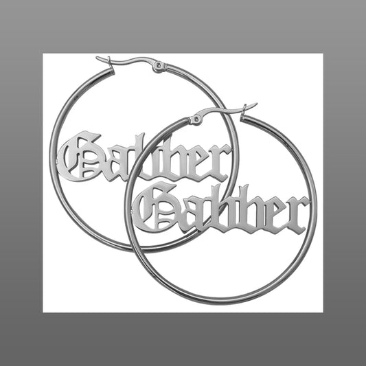 Orecchini 100% Hardcore “Gabber” (Silver)