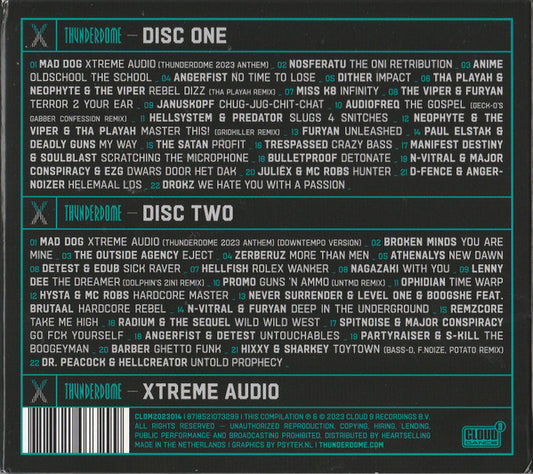 Various - Thunderdome 2023 - EXTREME AUDIO (CD)