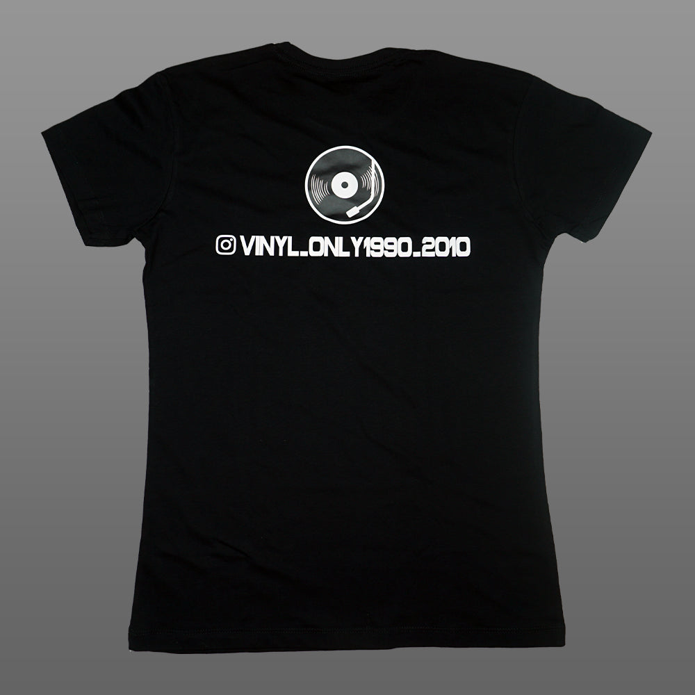 T-Shirt Vinyl Only 1990-2010 | Donna (Nera)