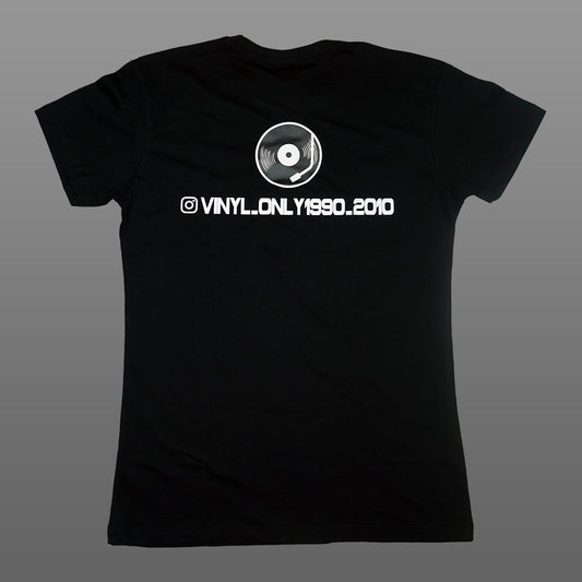 T-Shirt Vinyl Only 1990-2010 | Donna (Nera)