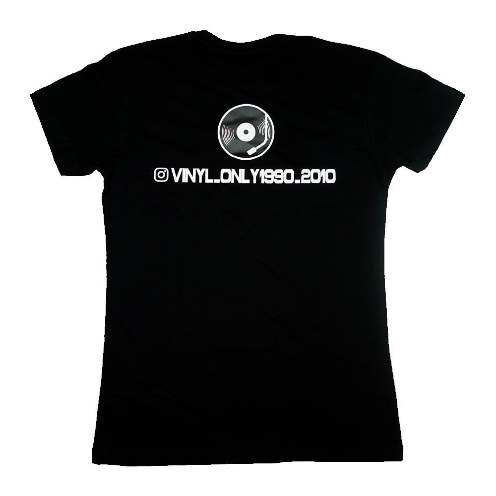 T-Shirt Vinyl Only 1990-2010 | Donna (Nera)