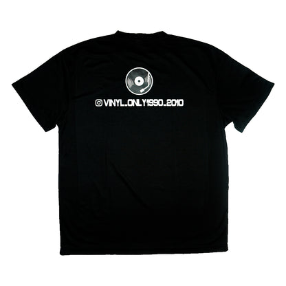 T-Shirt Vinyl Only 1990-2010 | Tessuto Tecnico (Nera)