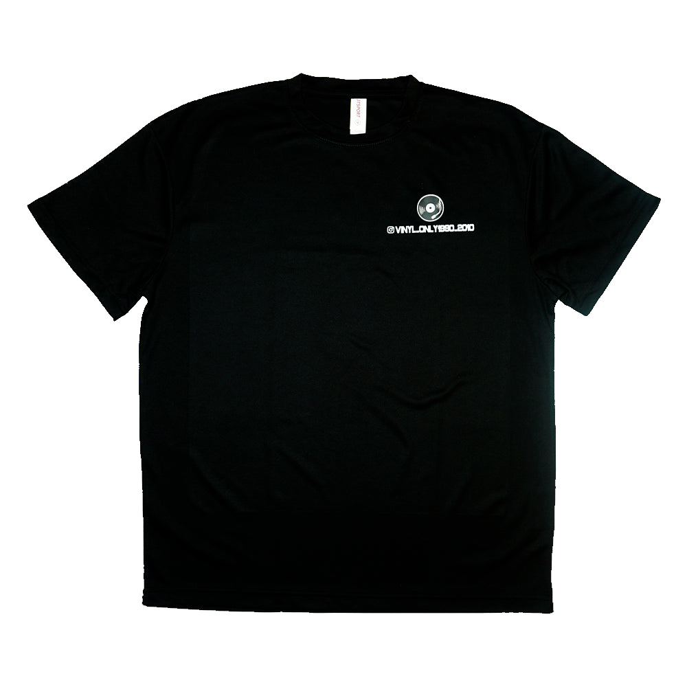 T-Shirt Vinyl Only 1990-2010 | Tessuto Tecnico (Nera)
