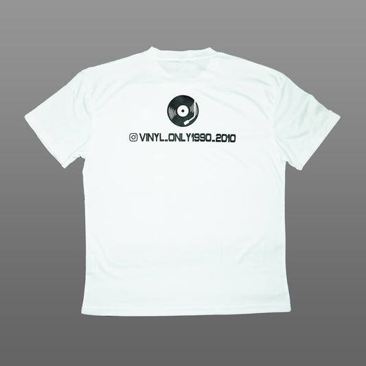 T-Shirt Vinyl Only 1990-2010 | Tessuto Tecnico (Bianca)