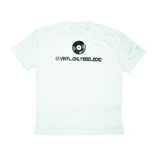 T-Shirt Vinyl Only 1990-2010 | Tessuto Tecnico (Bianca)