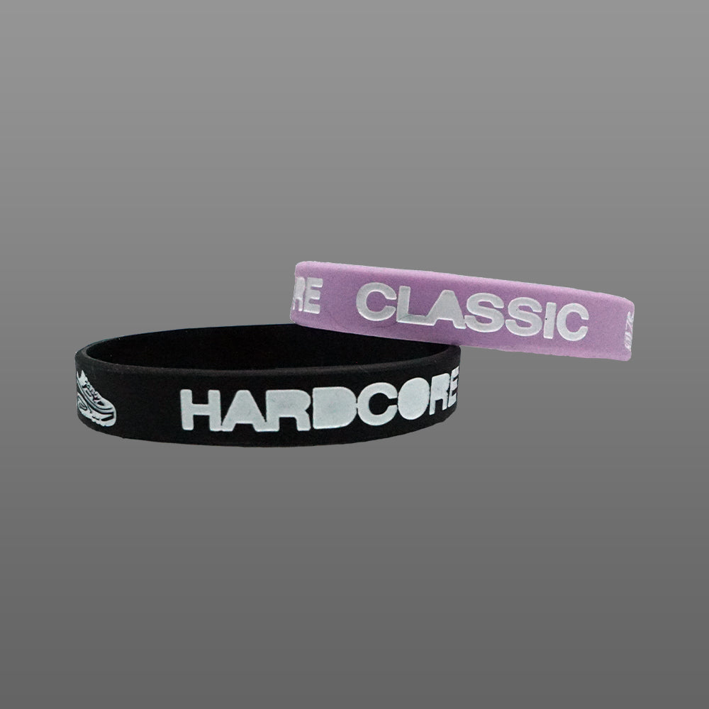 Hardcore Classic 2x Wristbands (Lilla & Black)