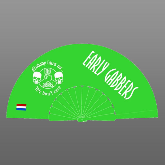 Early Gabbers Fan (Fluorescent Green)