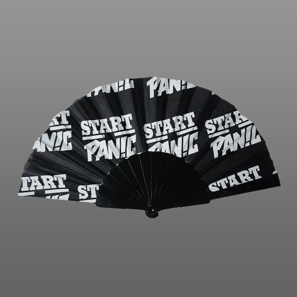 “Start The Panic” Fan (Black)