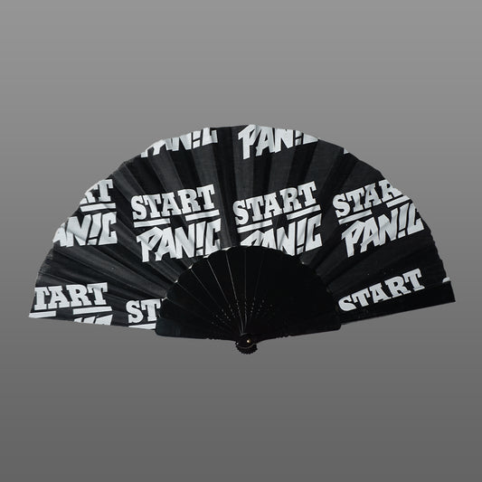 “Start The Panic” Fan (Black)