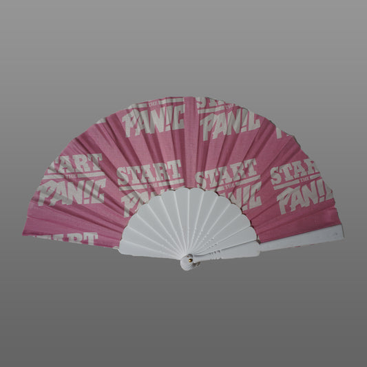 “Start The Panic” Fan (Pink)